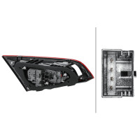 Rückleuchte rechts 12 V H6W mit Hybridtechnologie HELLA für AUDI A3