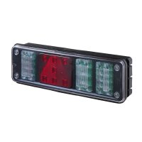Rear Light left 24 V LED HELLA universally applicable for various vehicles