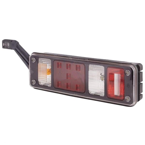 Rückleuchte links mit Umrisslicht (LED) 24 V mit Hybridtechnologie PY21W HELLA für Universale Montage