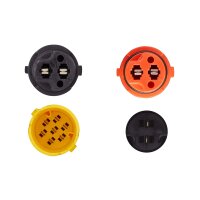 Rückleuchte links mit Umrisslicht (LED) 24 V mit Hybridtechnologie PY21W HELLA für Universale Montage