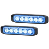 Blitz-Kennleuchte 24 V LED blau HELLA universell...