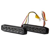 Blitz-Kennleuchte 24 V LED blau HELLA