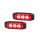 Flash Beacon 24 V LED red HELLA universally applicable for various vehicles