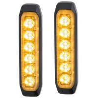 Flash Beacon 24 V LED yellow amber HELLA universal for...