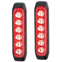 Flash Beacon 24 V LED red HELLA universally applicable...