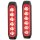 Flash Beacon 24 V LED red HELLA universally applicable for various vehicles