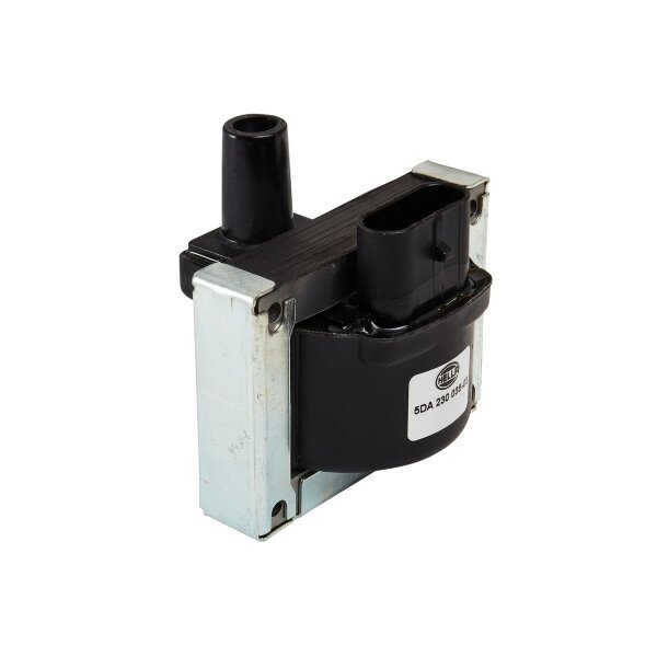 Ignition Coil screwed distributor ignition coil 4-pole HELLA for JAGUAR XJSC