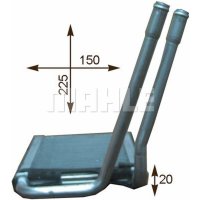 Heat exchanger interior heating MAHLE for KIA RIO II (JB)