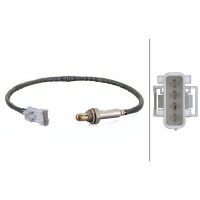 Lambdasonde beheizt 350mm 4 polig HELLA für CITROEN PEUGEOT FIAT PORSCHE VOLVO