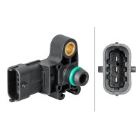 Sensor Ladedruck 3-polig HELLA für u.a. CHEVROLET Aveo Stufenheck