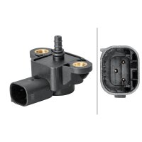 Sensor Ladedruck 3-polig HELLA für MERCEDES E-KLASSE (W211)
