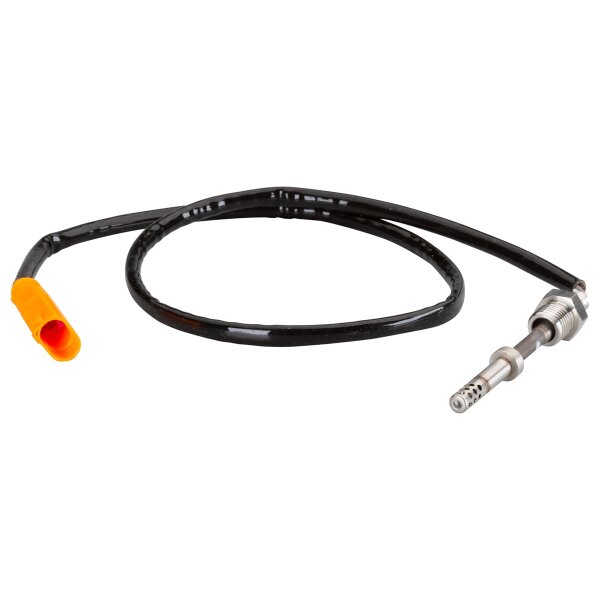 Sensor exhaust gas temperature screwed 2-pin 715 mm cable HELLA for AUDI A3