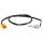Sensor exhaust gas temperature screwed 2-pin 735mm cable HELLA for SEAT Ibiza