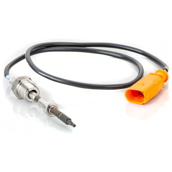 Sensor Abgastemperatur geschraubt 2-polig 580 mm Kabel HELLA für VW TOUAREG