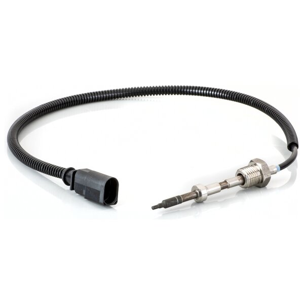 Sensor Exhaust Gas Temperature screwed 2-pin 500 mm cable HELLA for e.g. AUDI A4