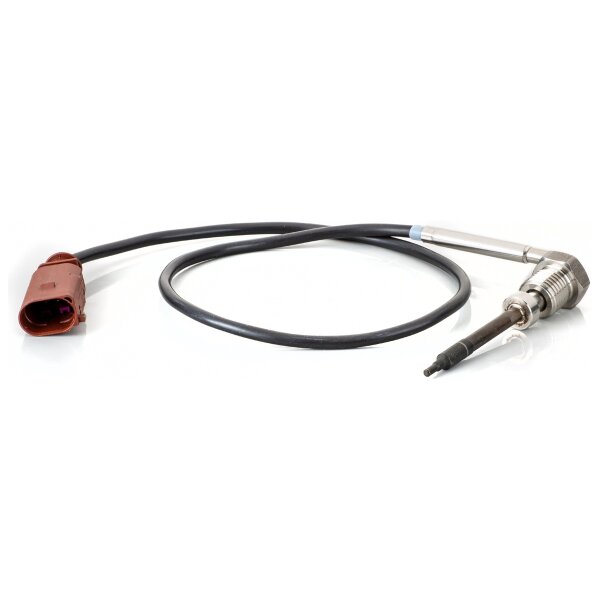 Sensor Exhaust Gas Temperature screwed 2-pin 460 mm cable HELLA for e.g. AUDI Q7