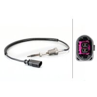 Sensor Exhaust Gas Temperature 2-pin 460 mm cable HELLA for e.g. VW MULTIVAN