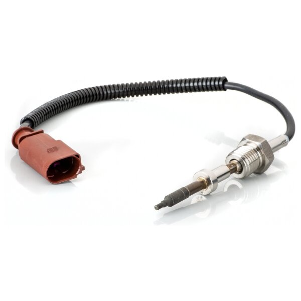 Sensor Exhaust Gas Temperature screwed 2-pin 270 mm cable HELLA for e.g. AUDI A4
