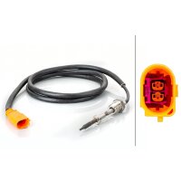 Sensor Abgastemp. 2-polig 1.050 mm Kabel HELLA für u.a. VW TRANSPORTER