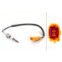 Sensor Exhaust Gas Temperature 2-pin 430 mm cable HELLA for e.g. VW CRAFTER