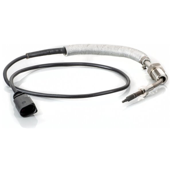 Sensor exhaust gas temperature screwed 2-pole 690mm cable HELLA for SEAT Cordoba