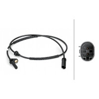 Wheel Speed Sensor 2-pole active sensor 1.069 mm cable HELLA for BMW X5 and others