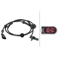 Wheel Speed Sensor 2-pole Hall sensor 1.295 mm cable HELLA for FORD TRANSIT and others