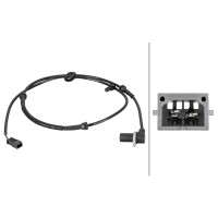 Wheel Speed Sensor 2-pole inductive sensor 1,370 mm cable HELLA for AUDI A4 and others