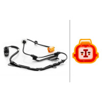 Wheel Speed Sensor 2-pole inductive sensor 1,000 mm cable HELLA for HONDA ACCORD