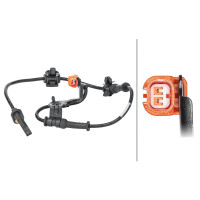 Wheel Speed Sensor 2-pole Hall sensor 735 mm cable HELLA for e.g. HONDA CR-V