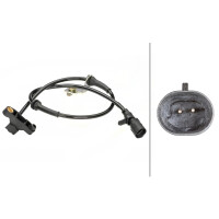 Wheel speed 2-pole Hall sensor 685mm cable HELLA for CHRYSLER Neon II and others