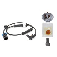 Wheel speed 2-pole Hall sensor 714mm cable HELLA for CHEVROLET Silverado