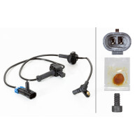 Wheel speed 2-pin Hall sensor 833mm cable HELLA for CHEVROLET Suburban