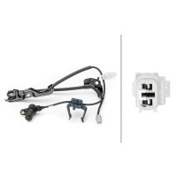 Wheel Speed Sensor 2-pole inductive 1,000 mm cable HELLA for TOYOTA CAMRY and others