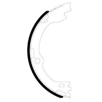 Brake Shoe Set Parking Brake Ø 189 mm 26 mm HELLA...
