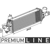 Ladeluftkühler MAHLE für NISSAN PRIMERA (P12)