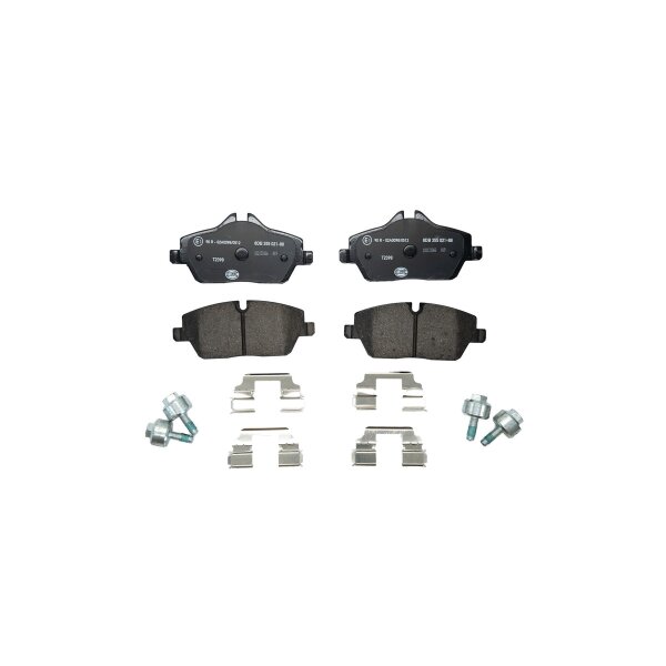 Bremsbelagsatz Scheibenbremse mit Verschleißwarnanzeige 13,6 mm HELLA für BMW i3