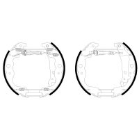Brake Shoe Set Ø 228 mm 42 mm HELLA suitable for...