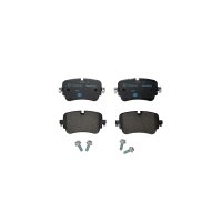 Brake pad set discs with wear warning indicator 17 mm...