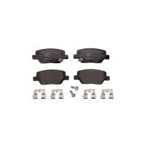 Bremsbelagsatz Scheiben mit Verschleißwarnung 17,2...