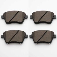 Brake pad set with wear warning 18.7 mm HELLA for KIA...