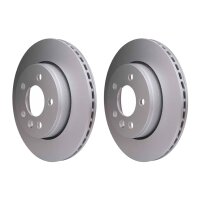 2 Brake Discs externally ventilated Ø 76 mm 22 mm...