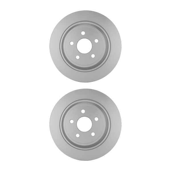 2 Brake Discs full Ø 63.5 mm 11 mm HELLA suitable for e.g. FORD GALAXY