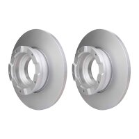 2 Brake Discs full Ø 96 mm 16 mm HELLA suitable...