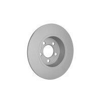 2 Brake Discs full Ø 65 mm 10 mm HELLA suitable for e.g. AUDI A1