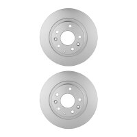 2 Brake Discs full Ø 68 mm 9,5 mm HELLA suitable...