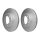 2 Brake Discs internally ventilated Ø 108 mm 28 mm HELLA for e.g. TOYOTA HILUX