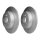 2 Brake Discs full Ø 63.6 mm 11 mm HELLA for LAND ROVER FREELANDER