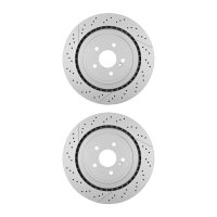 2 Brake Discs slotted Ø 67 mm 26 mm HELLA suitable...