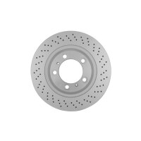 2 Brake Discs perforated Ø 98 mm 34 mm HELLA...